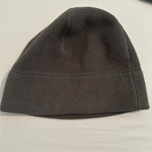 Fox Mens Dark Gray Fleece Beanie Hat
